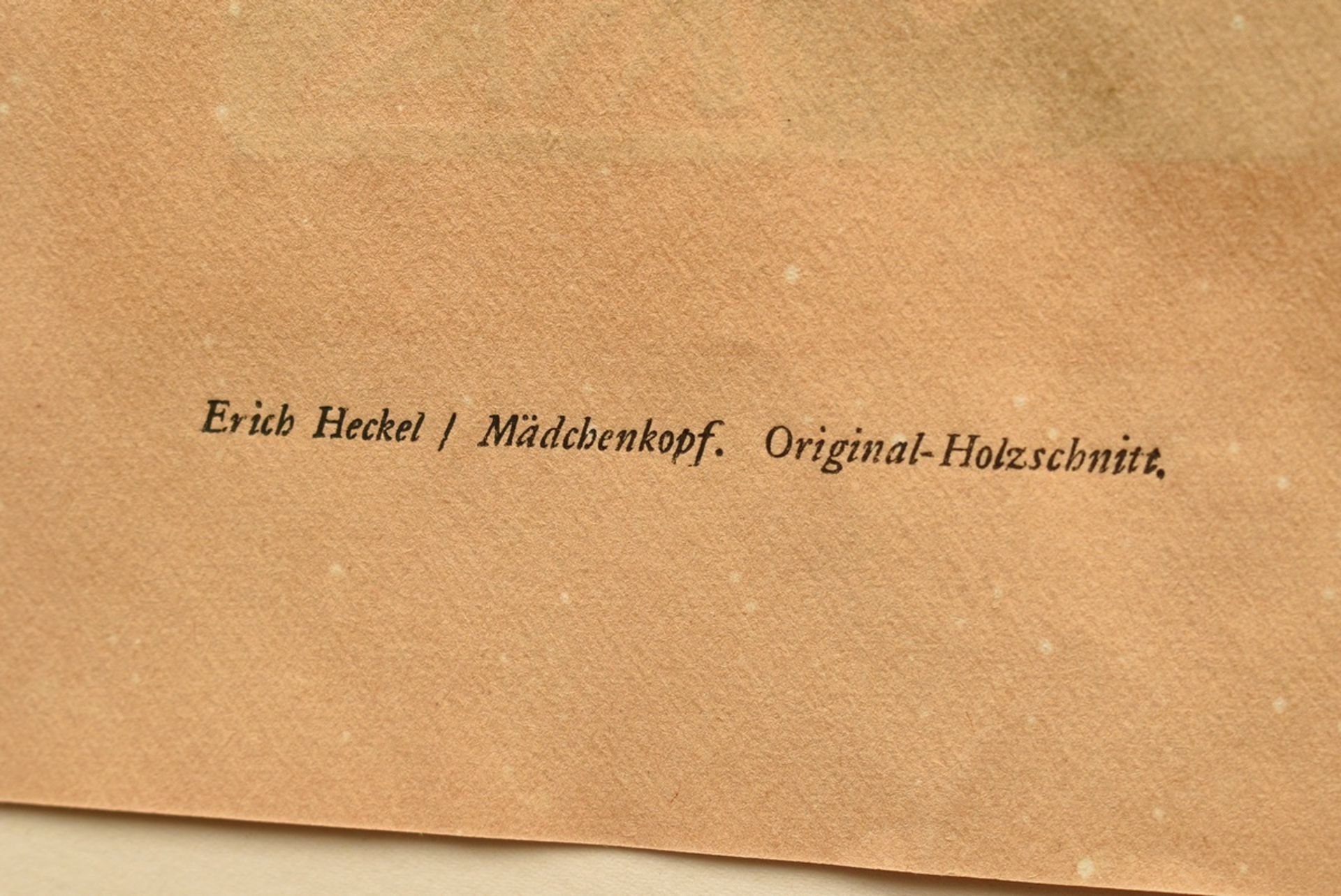 Heckel, Erich (1883-1970) „Mädchenkopf“ 1913, Holzschnitt, aus: "Genius. Zeitschrift für werdende u - Bild 5 aus 5