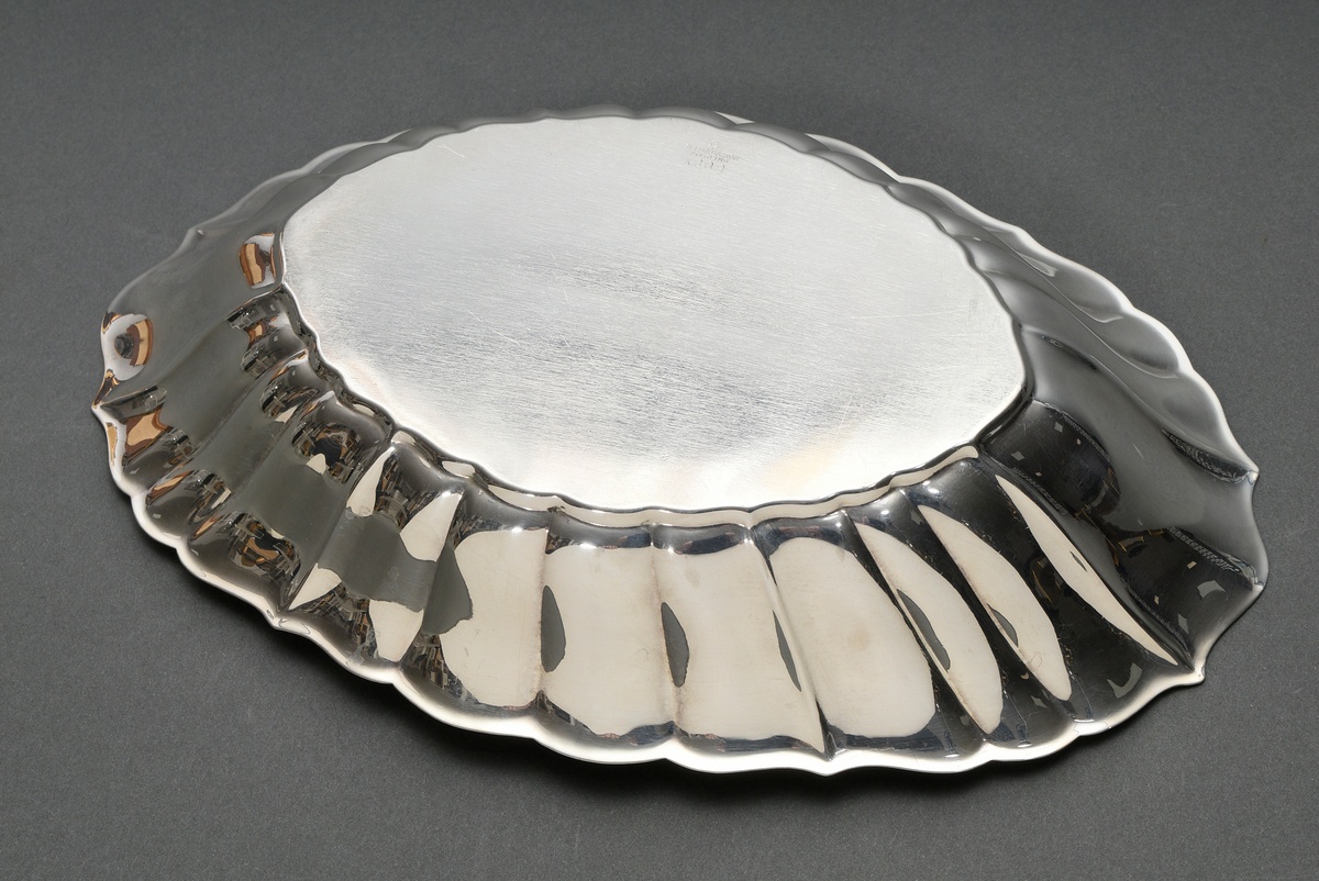 Plain oval bread basket, Reed & Barton, USA, silver 925, 285g, 4x26x16.5cm - Image 2 of 3