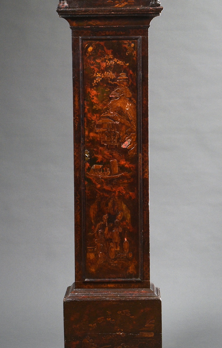 William and Mary grandfather clock by Alexander Hewitt (* 1671) in a plain case with lateral column - Image 2 of 18