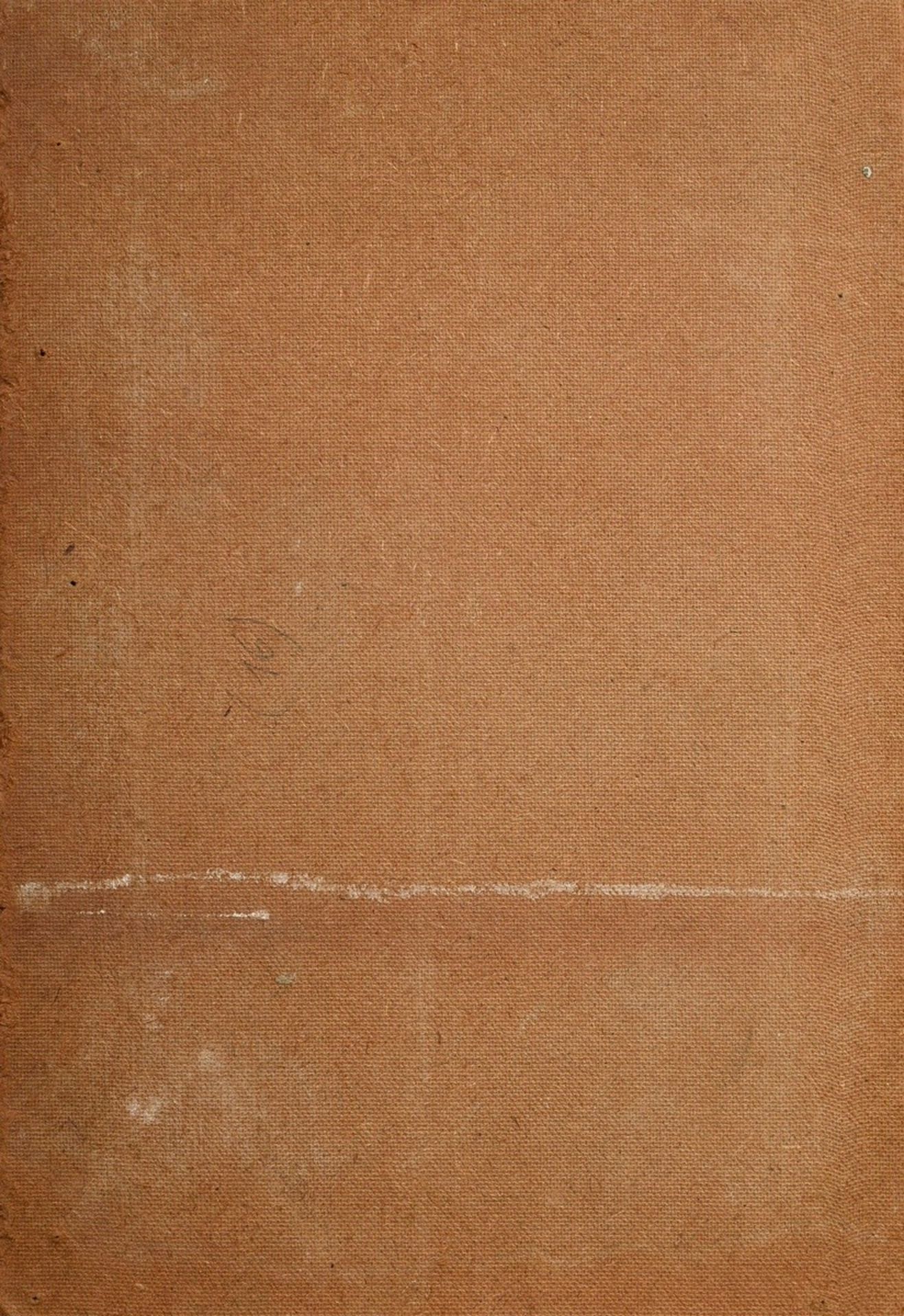 Bargheer, Eduard (1901-1979) "Portrait" 1948, Öl/Papier, auf Faserplatte kaschiert, u.r. sign./dat. - Bild 3 aus 3