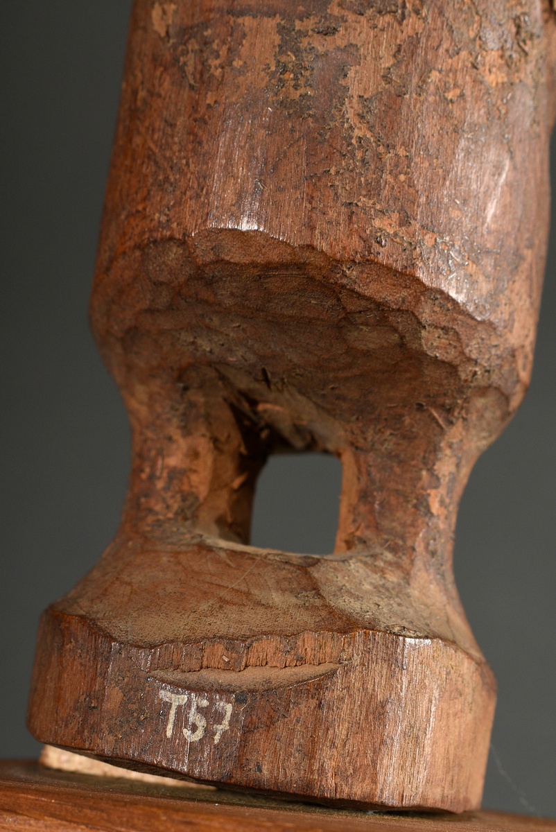 "Hamba" figure of the Chokwe, Central Africa/ Angola, early 20th c., wooden abstract trunk figure a - Image 7 of 8