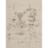 Bellmer, Hans (1902-1975) "o.T. (Figuren)", etching, XX/XXX, sign./num. below, PM 31.5x23.8cm, SM 6
