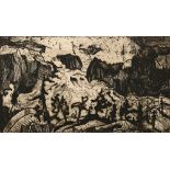 Janssen, Horst (1929-1995) ‘Norwegian Landscape - after J.C. Dahl’ 1976, etching, sign./dat. on the