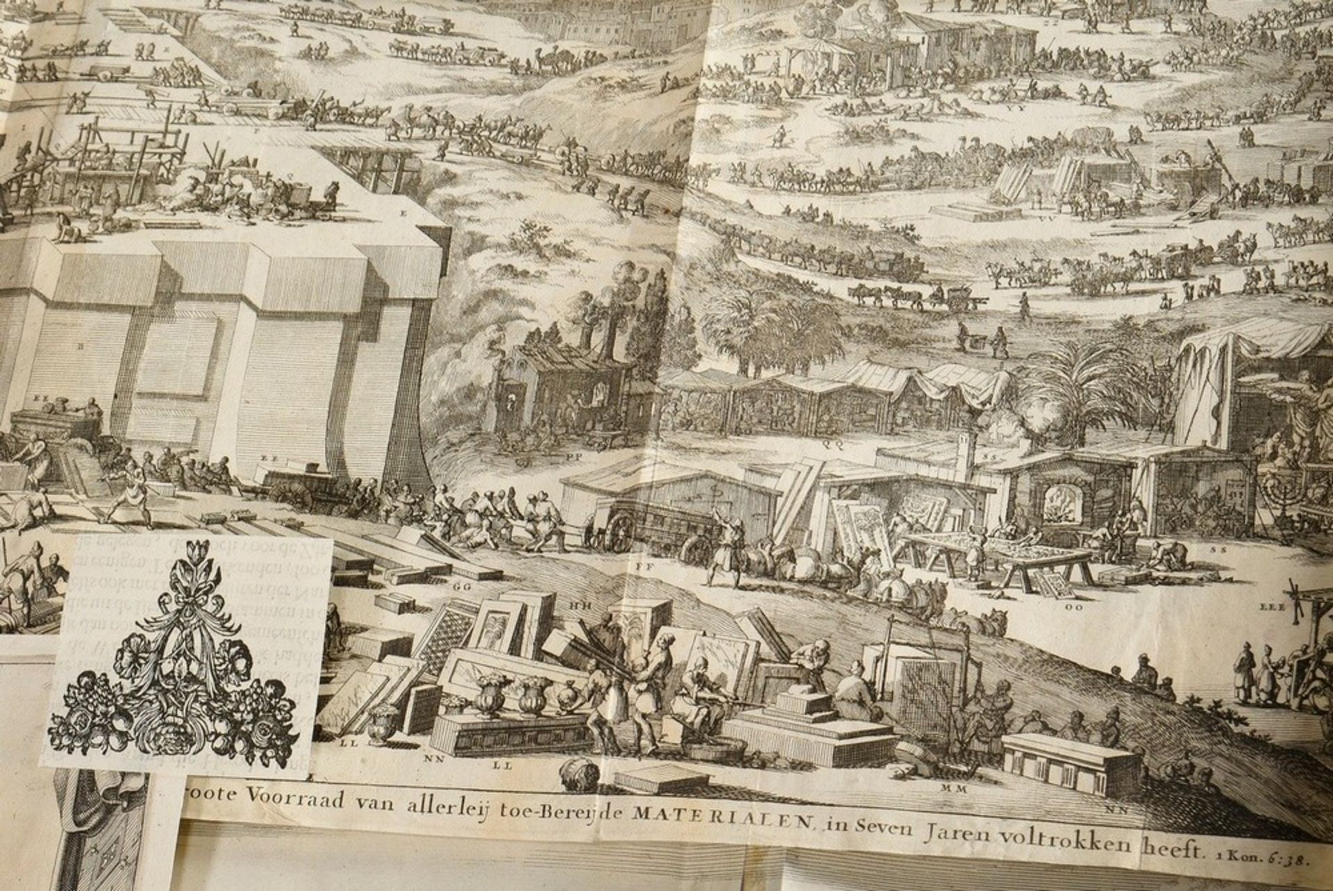 Goeree, Willem (1635-1711) ca. 40 Kupferstiche "Bibel-, Welt- und Kunstgeschichte", wohl alle aus " - Bild 12 aus 12