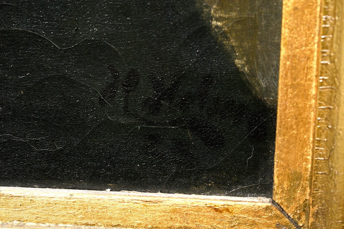Helme, Helge (1894-1987) "Pige ved vindue (Mädchen am Fenster)" 1923, oil/canvas, sign./dat. lower  - Image 4 of 8