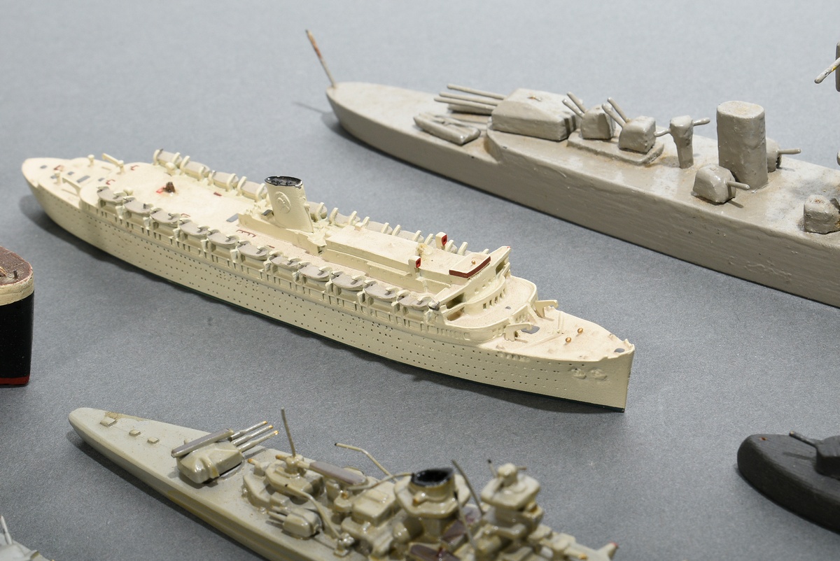 66 Wiking ship models, some in original box, consisting of: 15 model boats (3x "Gneisenau Scharnhor - Image 13 of 19