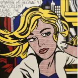 Lichtenstein, Roy (1923-1997) "M-Maybe", Farbserigraphie, 84x84cm (m.R. 92x92cm)