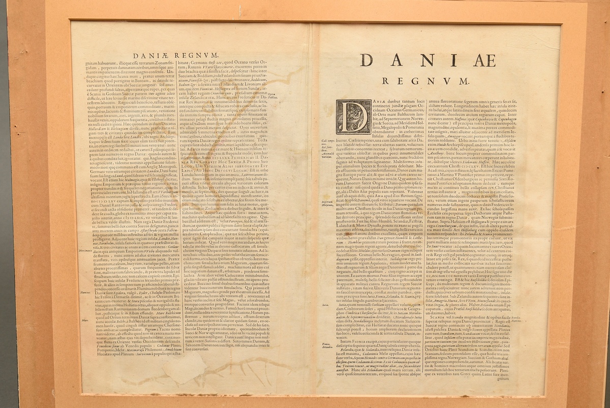 Hondius, Henricus II (1597-1651) ‘Totius Daniae nova Descriptio’ (Denmark and the south coast of Sw - Image 6 of 7