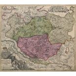 Homann, Johann Baptist (1664-1724) ‘Tabula generalis Holsatiae complectens...’ (Map of Holstein and