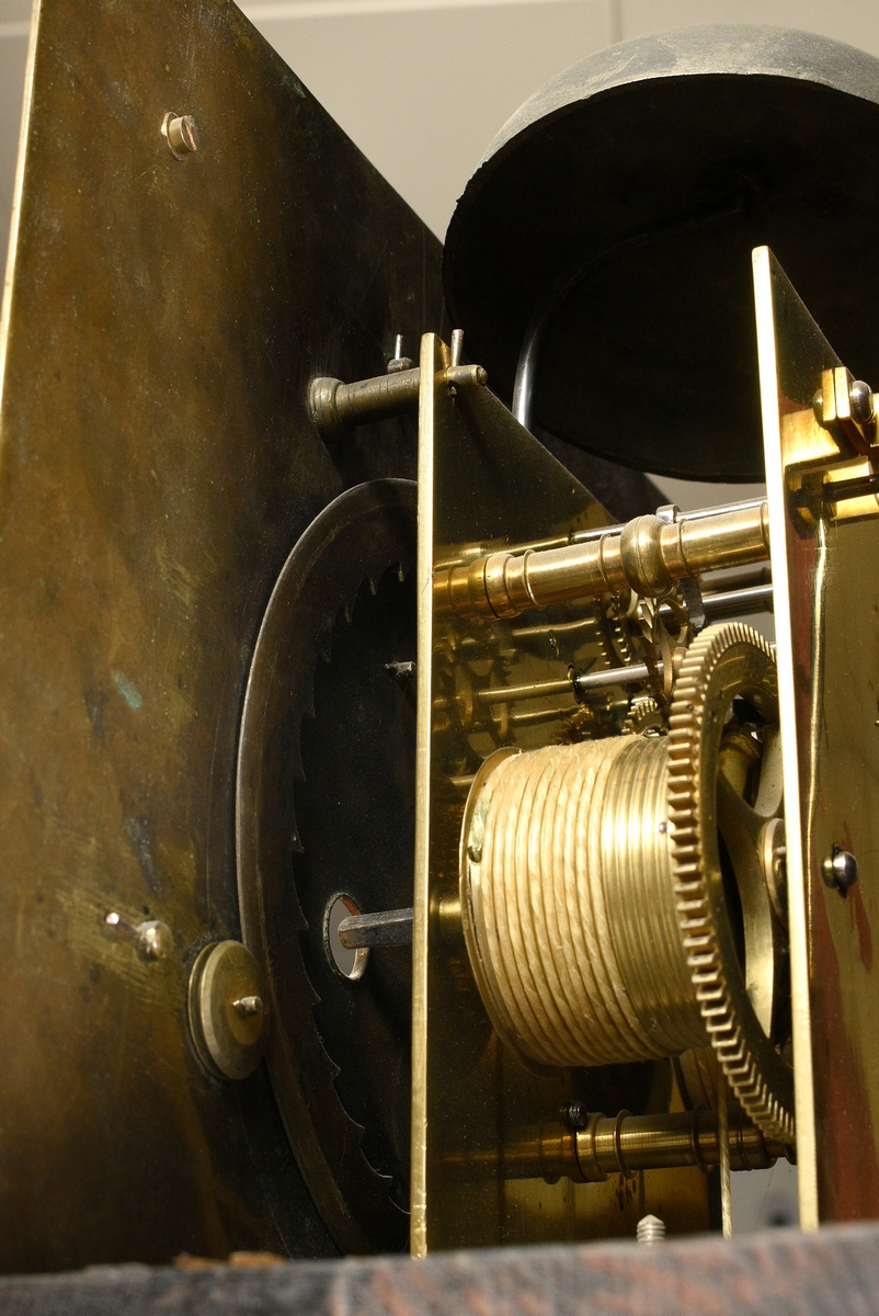 William and Mary grandfather clock by Alexander Hewitt (* 1671) in a plain case with lateral column - Image 12 of 18