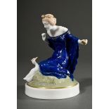 Rosenthal Selb Bavaria porcelain figurine "Princess with golden ball and goose", polychrome painted