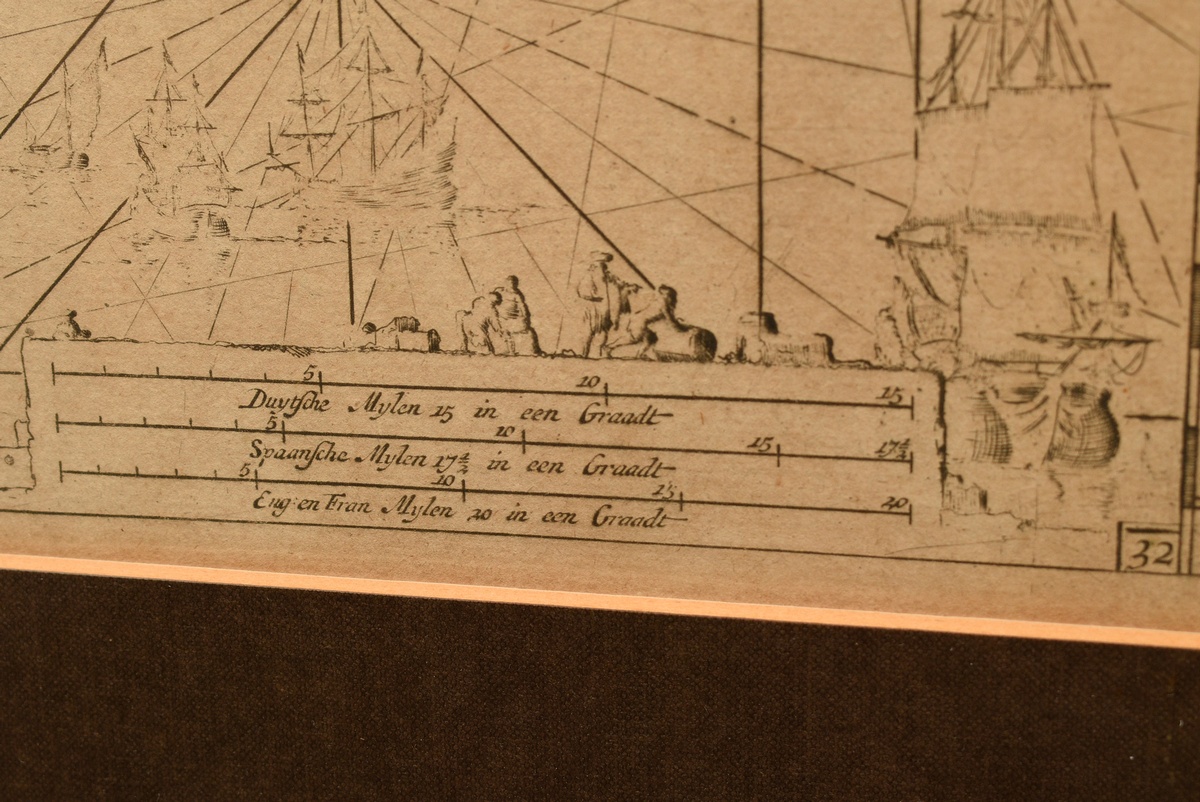 Keulen, Johannes van (1654-1715) ‘Paskaart vant Noordelykste van de kust van Finmarken ... Lapland’ - Image 5 of 6