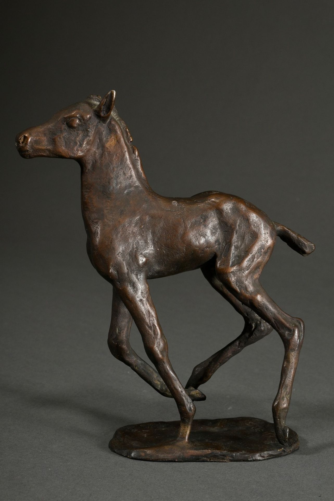 3 Strahlendorff-Eilers, Friderun von (1916-2011) "Foals", patinated bronze, each sign., h. 4.5-18.4 - Image 4 of 9