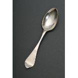 Baroque spoon with engraved bandwork and dotted monogram ‘MCB 1757’, unknown MM: IM, probably Kulmb