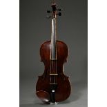 German master violin, Saxony 1st half 19th century, label inside "Christian Gottlob Schädlich Violi