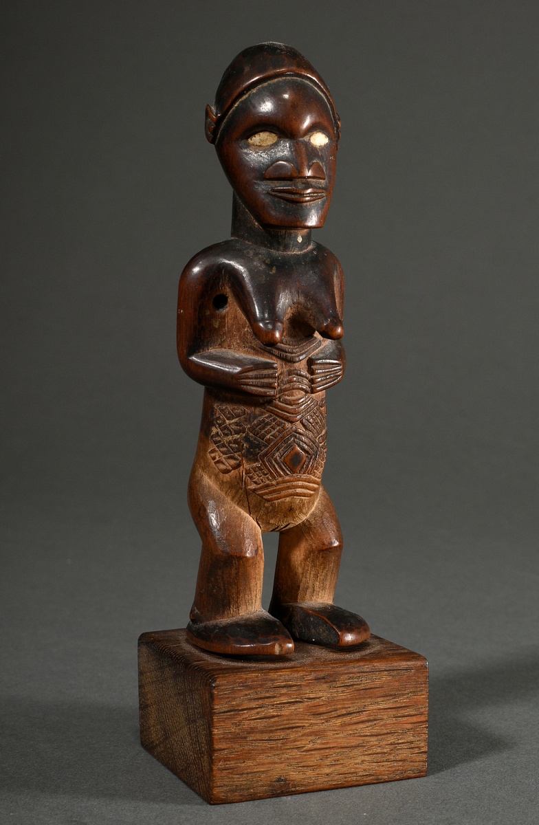 Female figure of the Bembe, so-called "Mukuya", Central Africa/ Congo (DRC), 1st half 20th c., wood