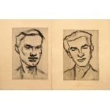 2 Bargheer, Eduard (1901-1979) ‘Stürup’ and ‘Matrose(?)’ 1934, etchings, 1x proof, each sign./dat. 