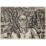 Masareel, Frans (1889-1972) 'Sailor' 1963, lithograph, sign./dat. in stone, Griffelkunst, PM 30.5x4