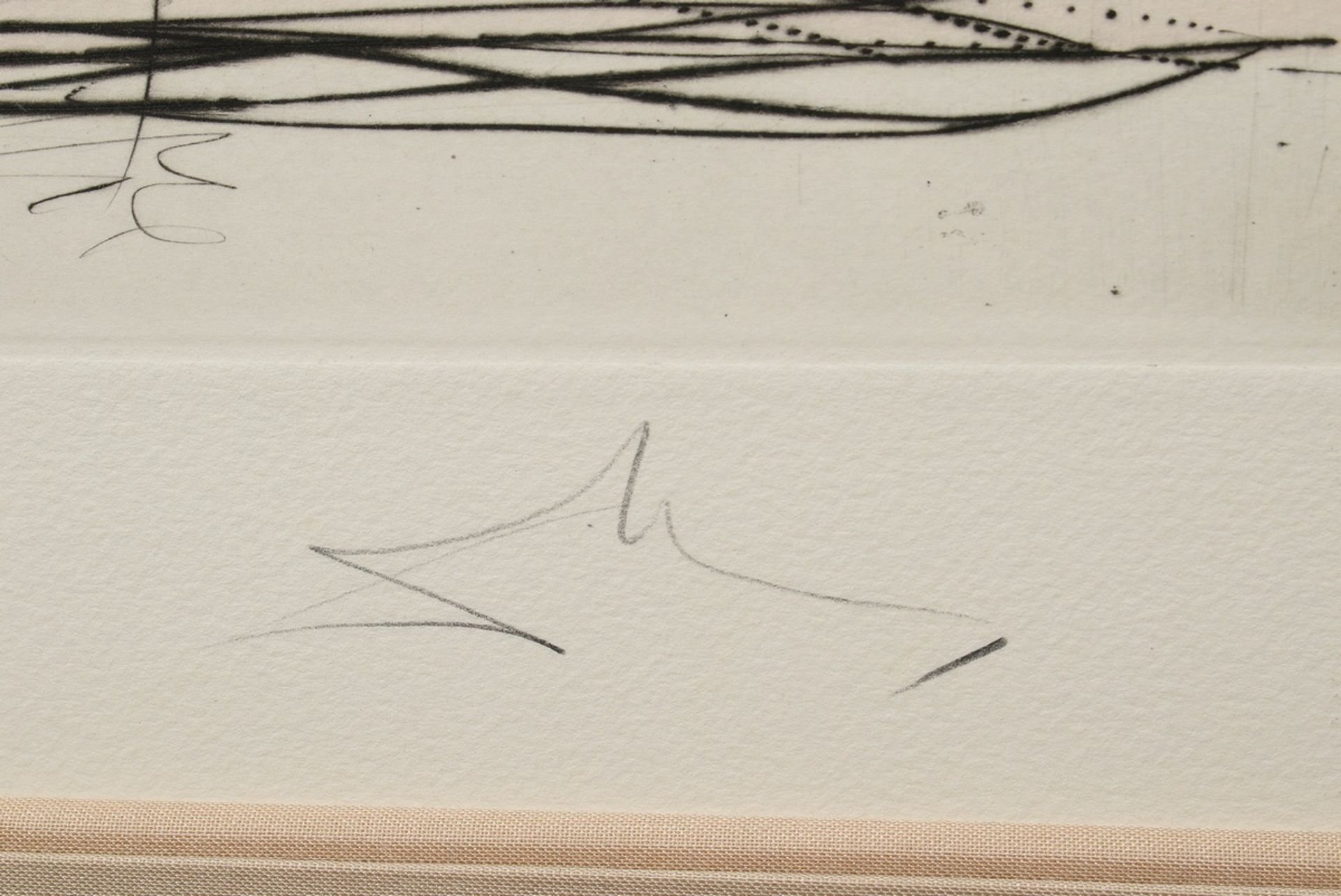 Dali, Salvador (1904-1989) "Academie des Beaux Arts" 1975, colour etching, e.a., b. sign./inscr., v - Image 3 of 3