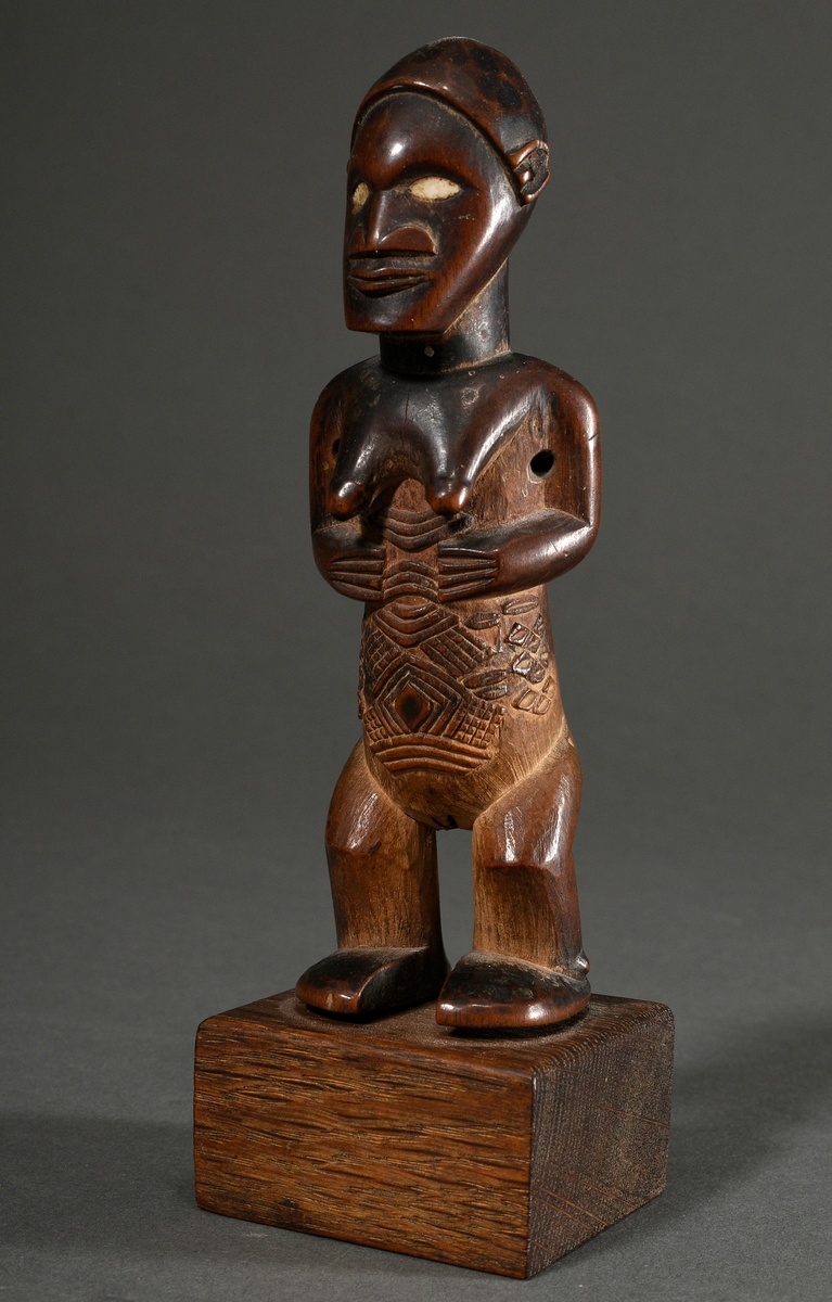 Female figure of the Bembe, so-called "Mukuya", Central Africa/ Congo (DRC), 1st half 20th c., wood - Image 3 of 8