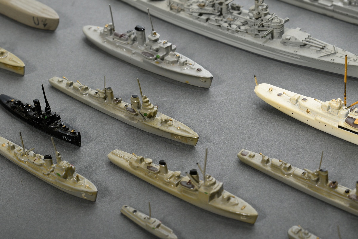 66 Wiking ship models, some in original box, consisting of: 15 model boats (3x "Gneisenau Scharnhor - Image 15 of 19