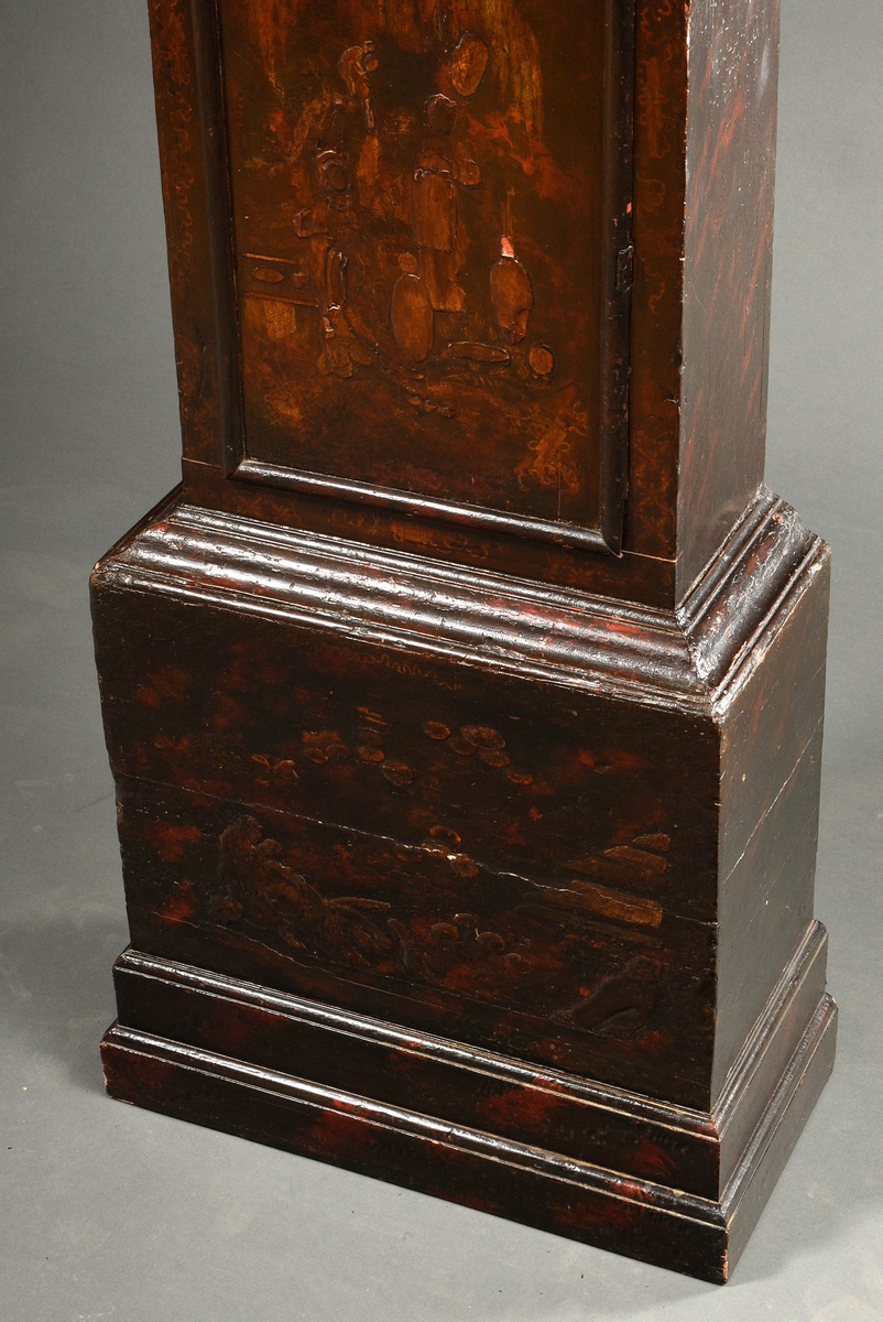 William and Mary grandfather clock by Alexander Hewitt (* 1671) in a plain case with lateral column - Image 3 of 18