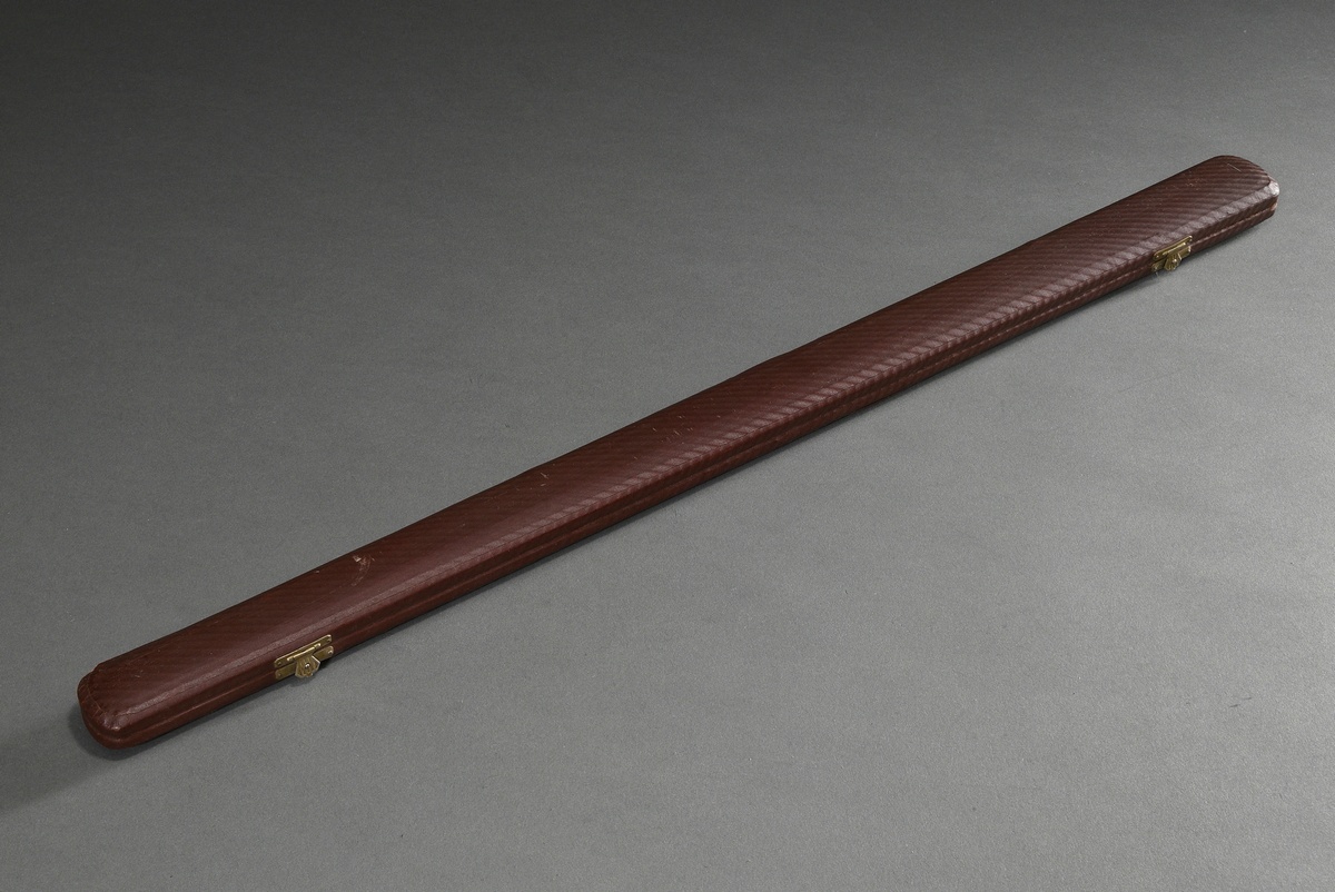 Master violin bow in case, so-called baroque bow, Saxony 20th century, brand stamp "C. Hans Karl Sc - Image 8 of 11