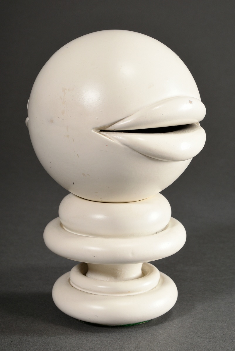 Ris, Günther Ferdinand (1928-2005) "Spherical Mouth" 1969, resin, painted, labelled on the bottom, 