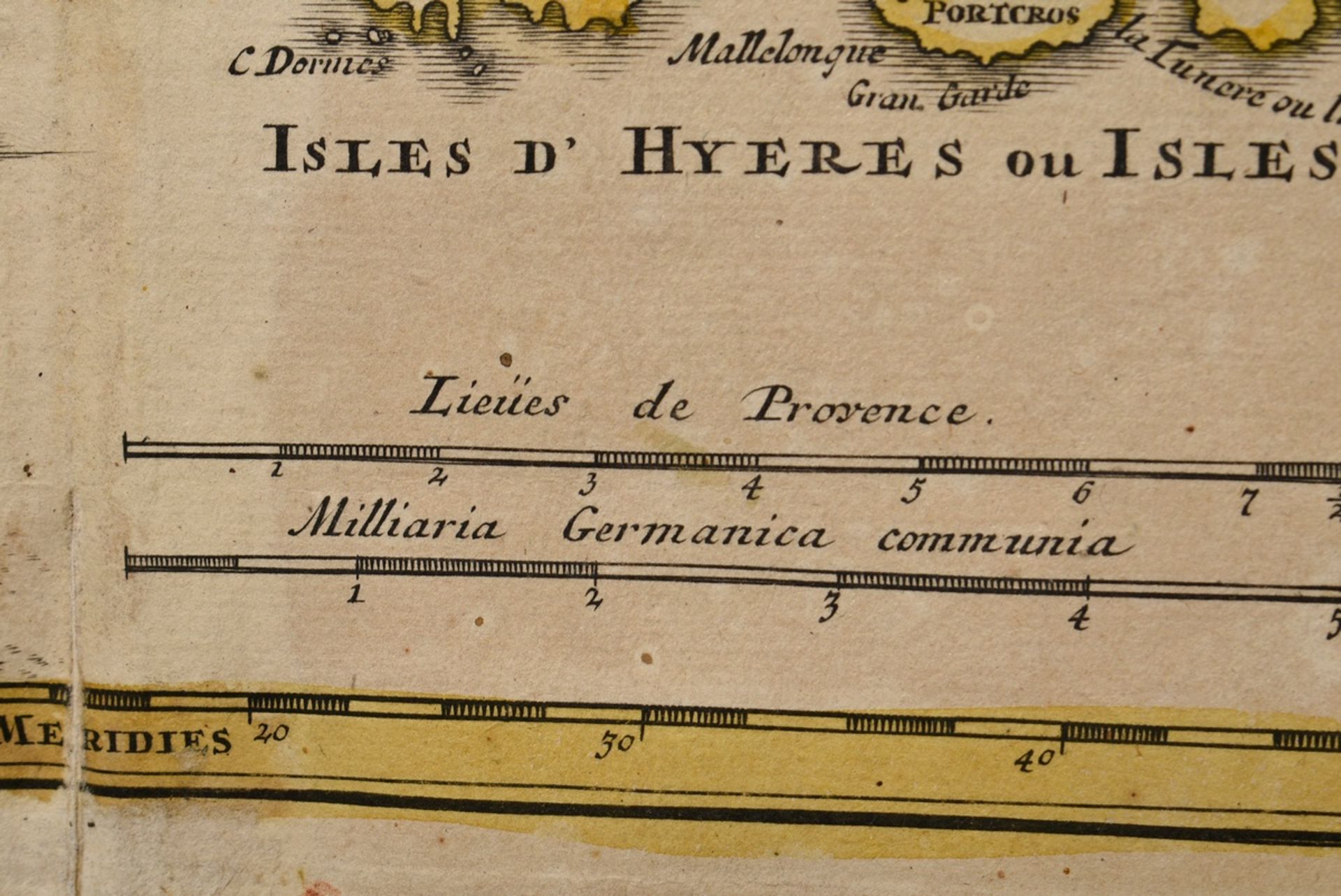 Homann, Johann Baptist (1664-1724) "Provincia Indigenis dicta La Provence divisa in omnes suos..."  - Bild 3 aus 4