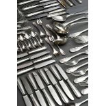 102 Pieces Christofle cutlery, consisting of: 12 table knives, 12 table forks, 6 table spoons, 12 d