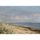 Hornung-Jensen, Carl (1882-1960) "Coast at Skagen" 1916, oil/canvas, verso sign./dat./unclear inscr