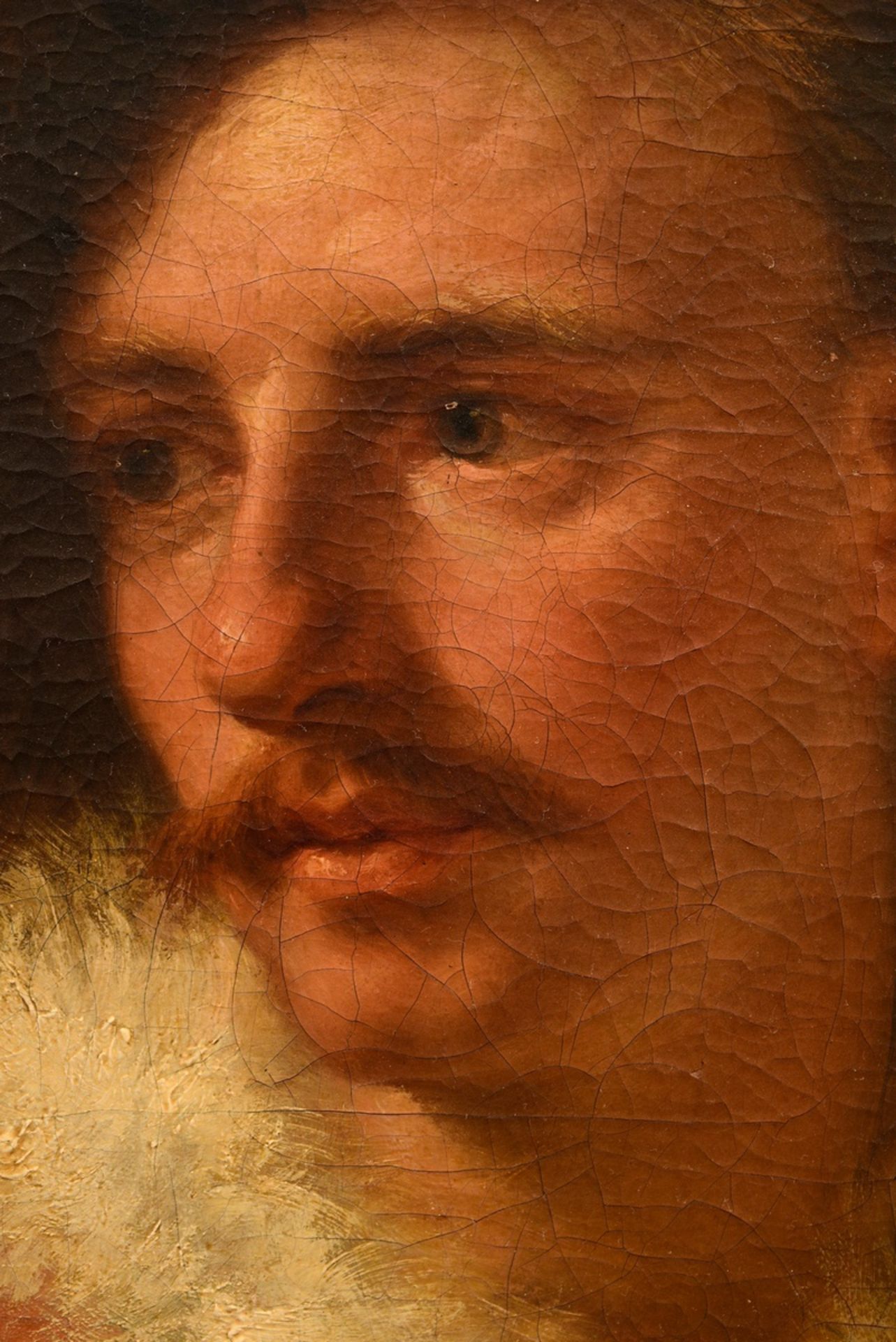 Unbekannter Portraitist des 18.Jh. „Zar Peter der Große (1672-1725)", Öl/Leinwand auf Hartfaser kas - Bild 3 aus 16