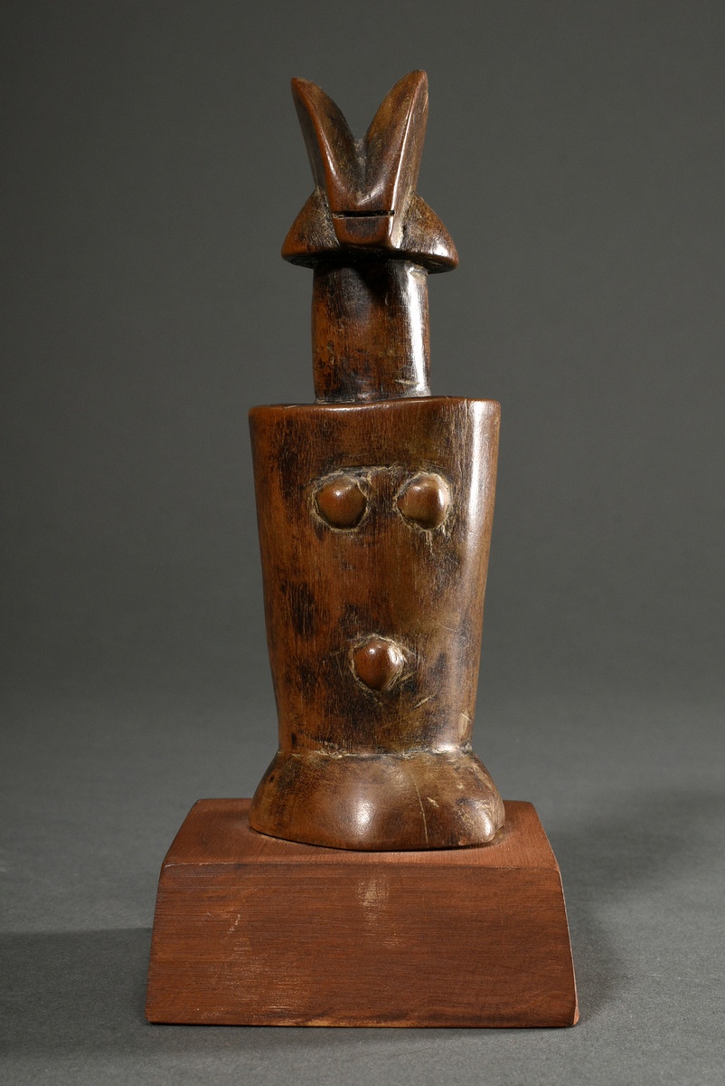 Wooden doll of the Zaramo, so-called "Mwana Hiti", East Africa/Tanzania, 1st half 20th c., wood wit - Image 5 of 7