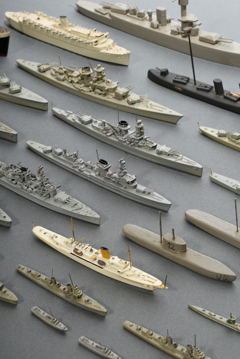 66 Wiking ship models, some in original box, consisting of: 15 model boats (3x "Gneisenau Scharnhor - Image 5 of 19