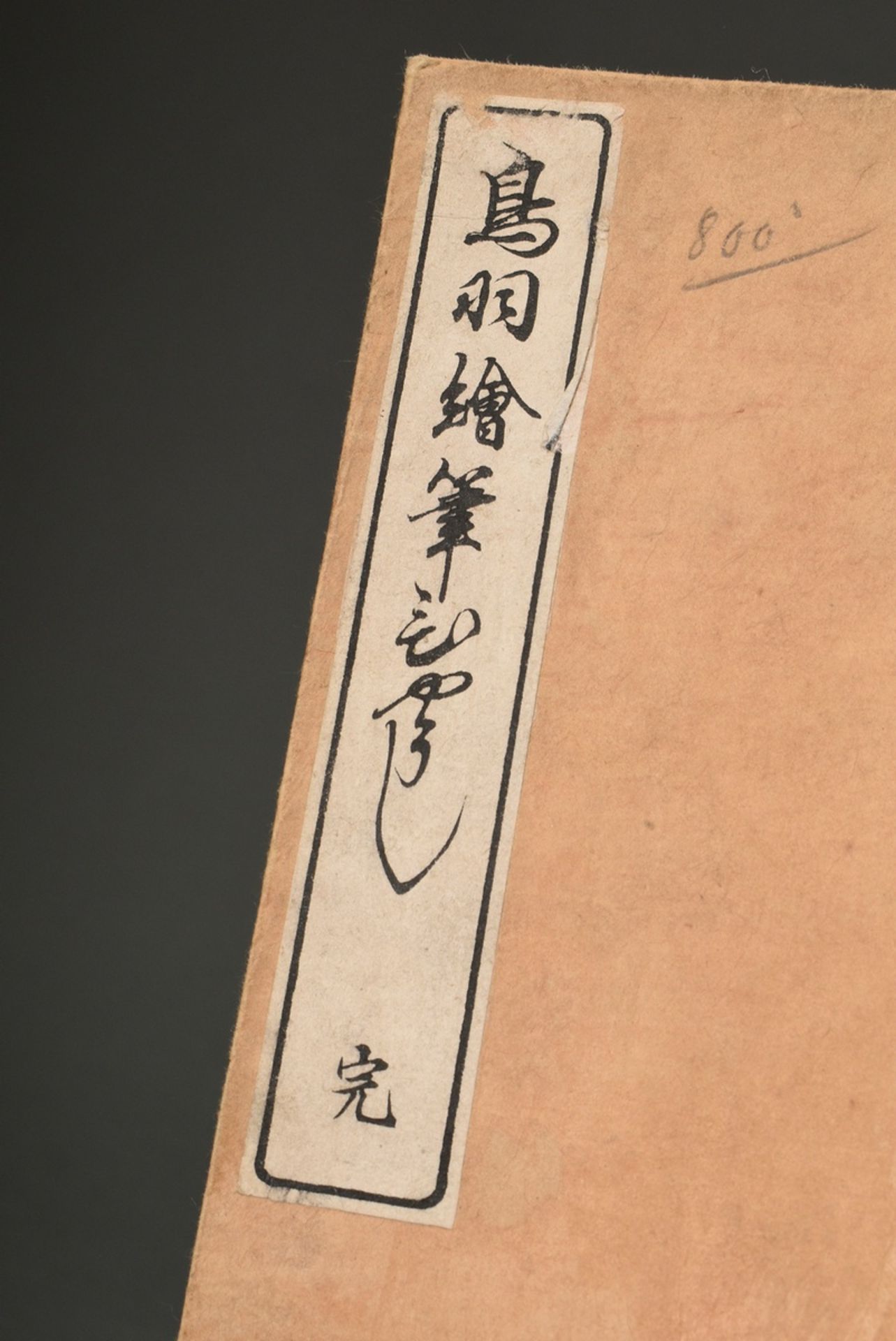 2 Bände Kitao Masayoshi gen. Keisai Kuwagata (1764-1824) Holzschnitt Vorlage Bücher für Künstler, c - Bild 3 aus 11