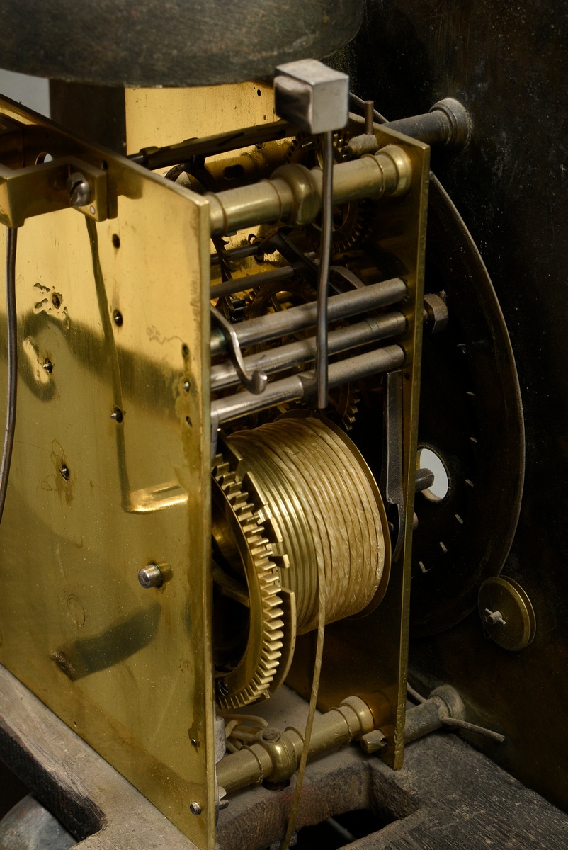 William and Mary grandfather clock by Alexander Hewitt (* 1671) in a plain case with lateral column - Image 14 of 18