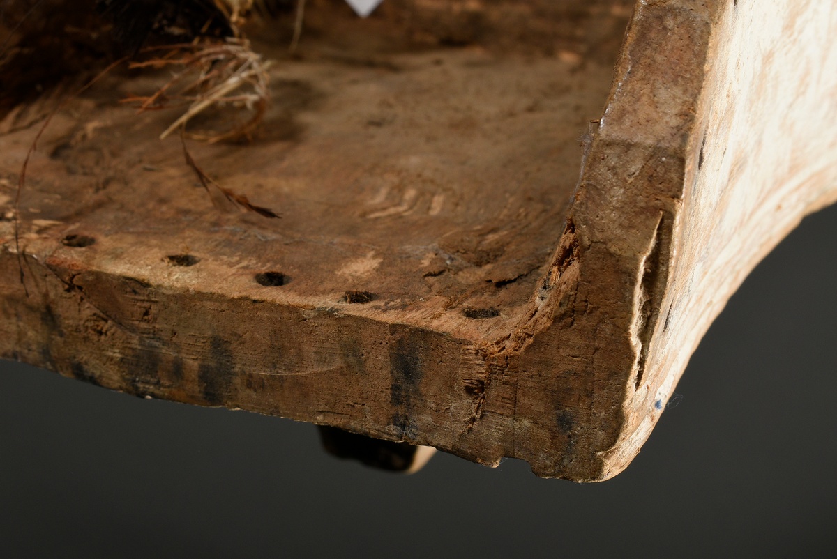 Small and rare Kifwebe mask of the Luba, Central Africa/ Congo (DRC), wood with traces of kaolin an - Image 12 of 15