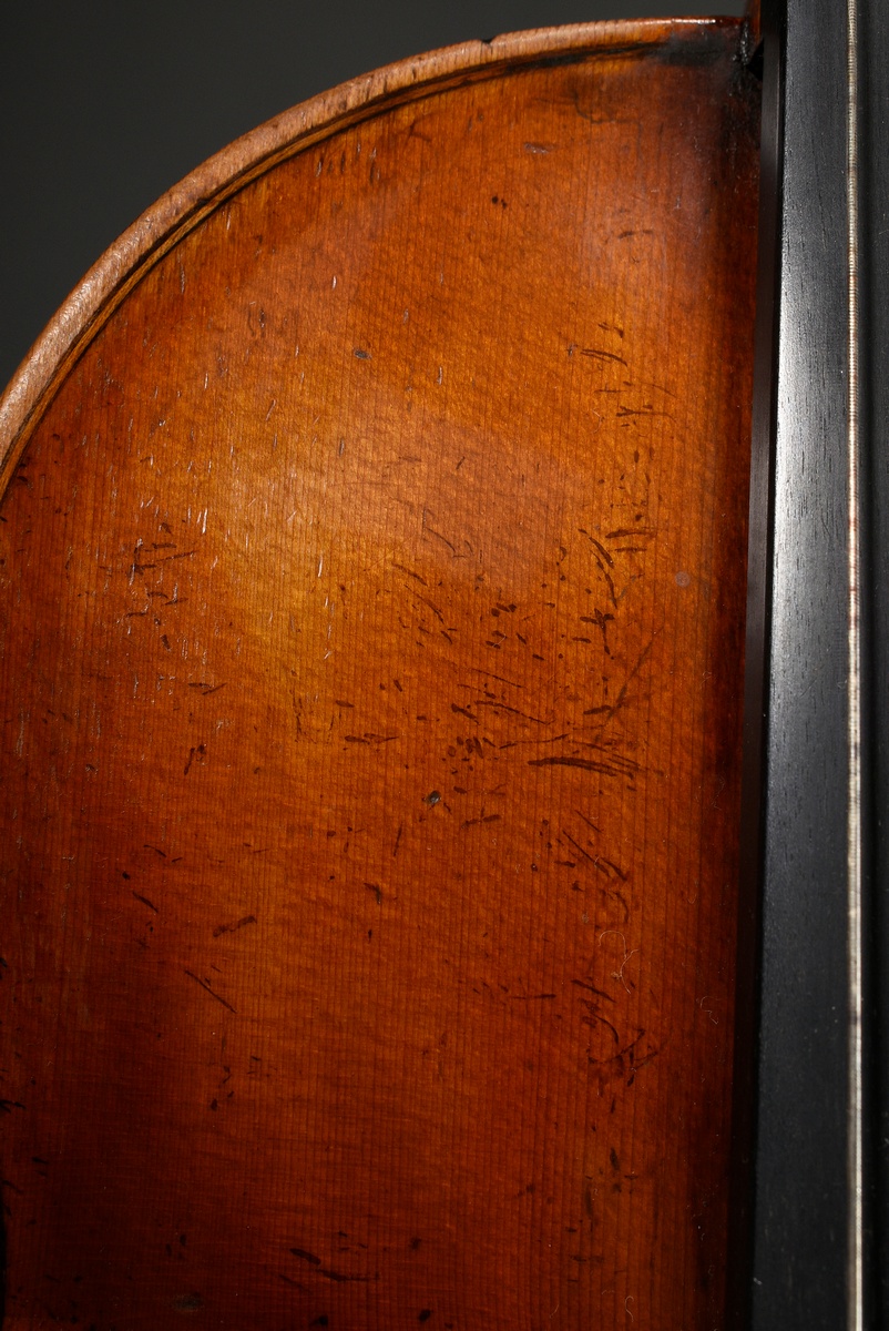 Italian master violin, 1st half 19th century, label inside "Domenico Geroni Brescia anno 1836", spl - Image 13 of 21