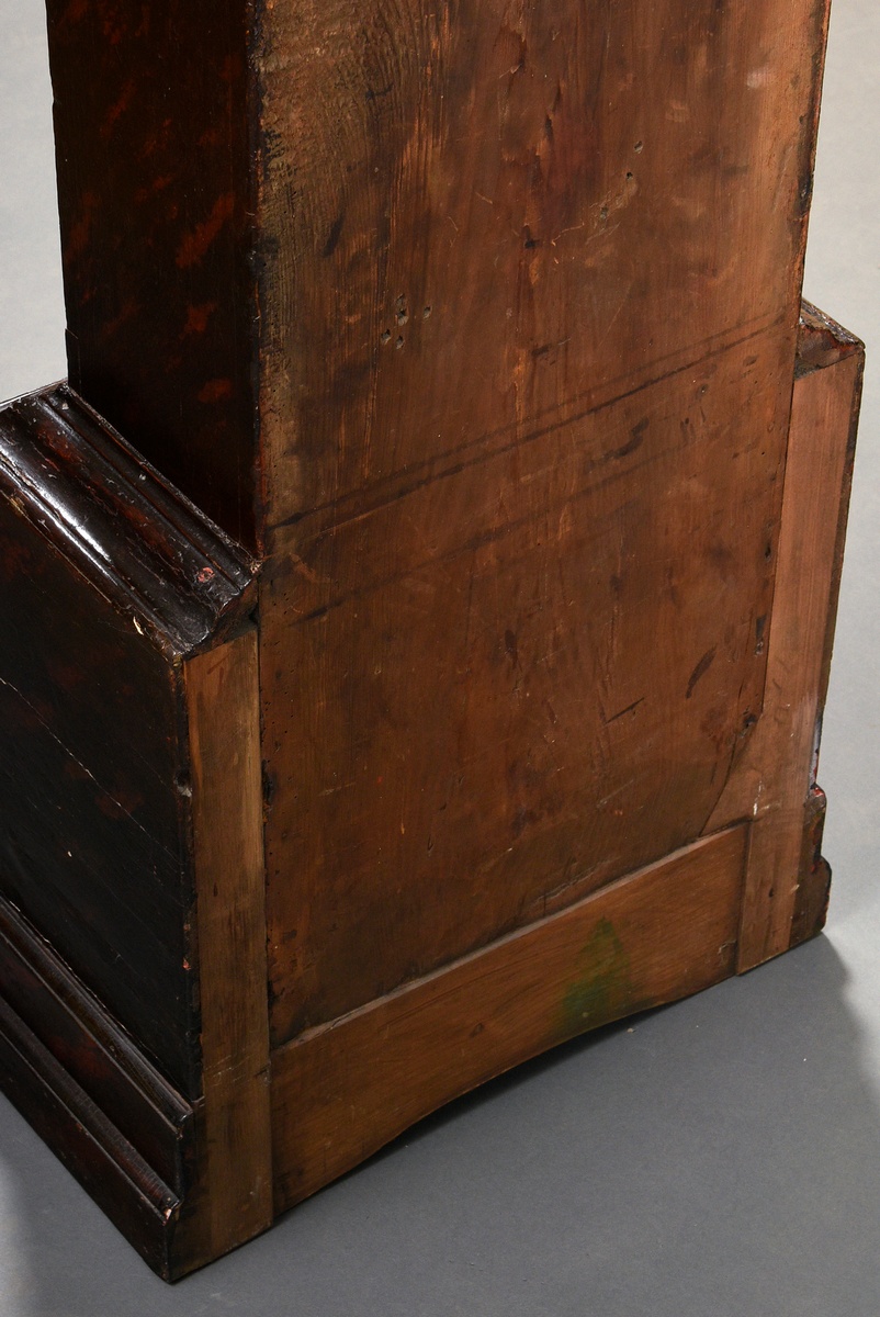 William and Mary grandfather clock by Alexander Hewitt (* 1671) in a plain case with lateral column - Image 17 of 18