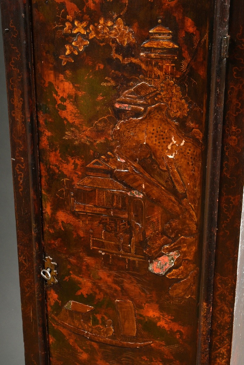 William and Mary grandfather clock by Alexander Hewitt (* 1671) in a plain case with lateral column - Image 4 of 18