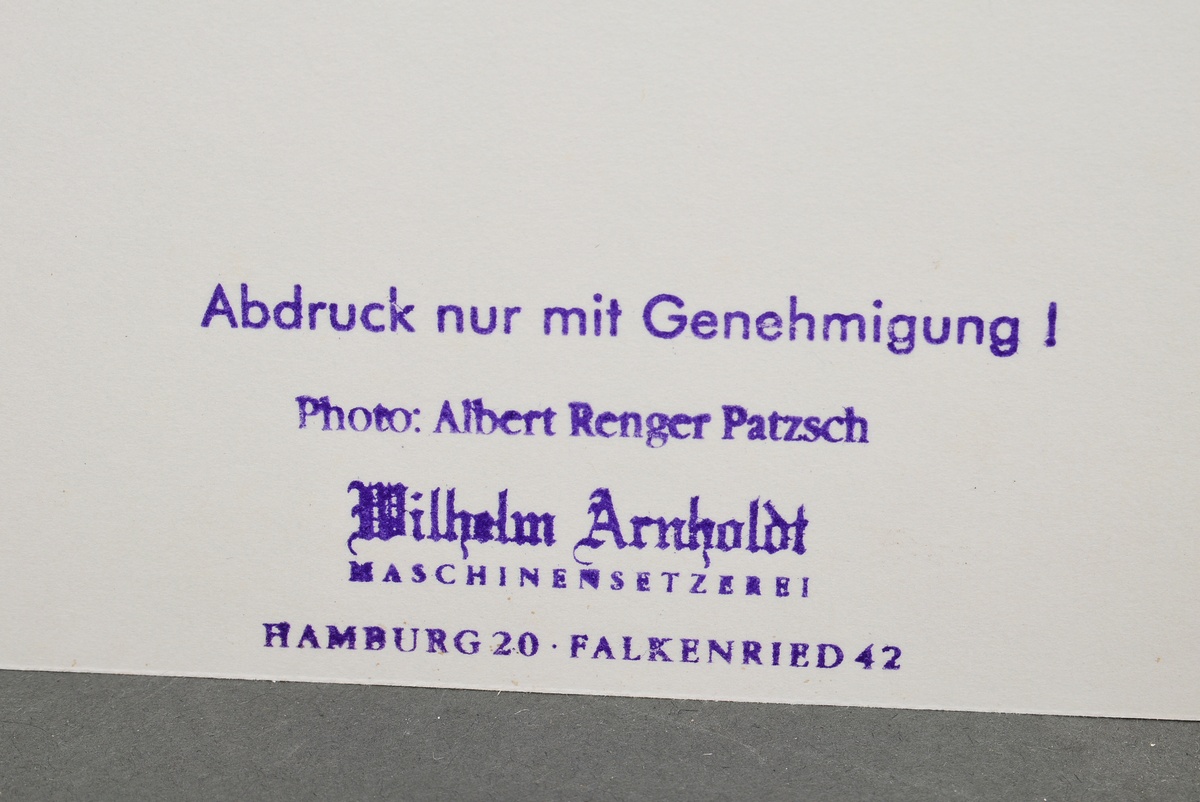 31 Renger-Patzsch, Albert (1897-1966) 'Concrete and bridge construction', photographs, stamped on v - Image 5 of 19