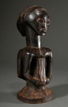 Figur der Hemba, sog. "Kabeja Makua", Zentral Afrika/ Kongo (DRC), frühes 20.Jh., Holz, janusförmig