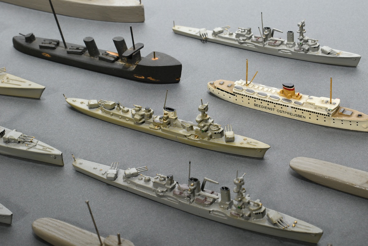 66 Wiking ship models, some in original box, consisting of: 15 model boats (3x "Gneisenau Scharnhor - Image 14 of 19