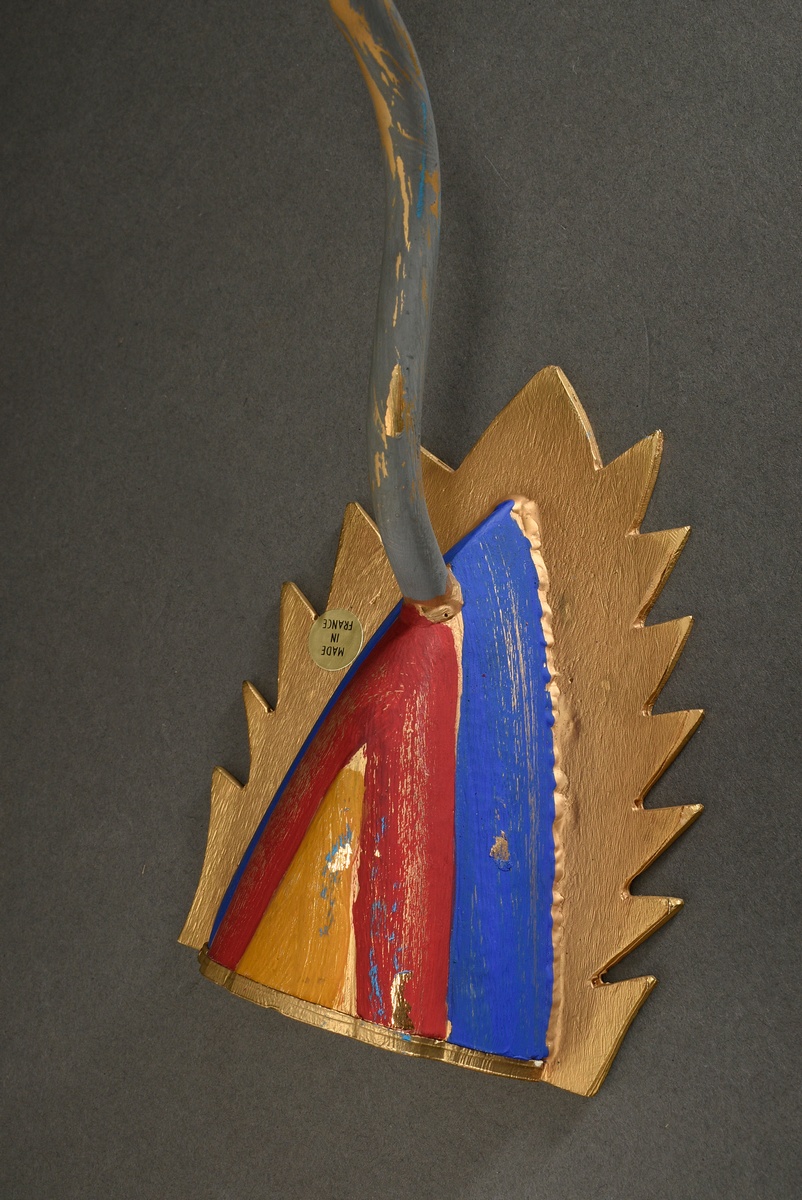 Casenove, Pierre (*1943) "Jaume Petit" Wall lamp, cast metal, painted in colour, prepared for elect - Image 2 of 5