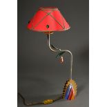 Casenove, Pierre (*1943) "Jaume" Tischlampe, Metallguss farbig bemalt, elektrifiziert, H. 62cm, 1 L