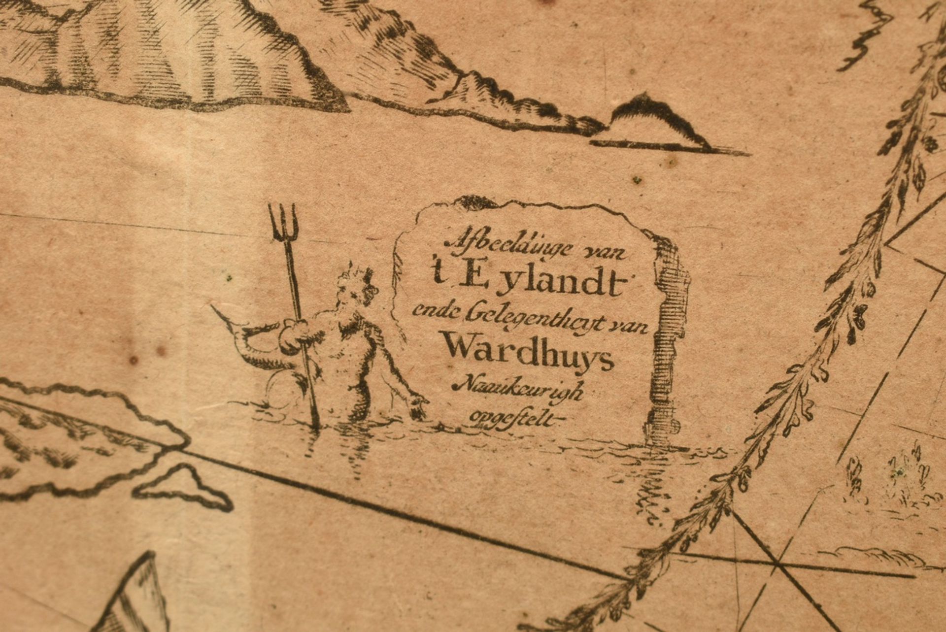 Keulen, Johannes van (1654-1715) „Paskaart vant Noordelykste van de kust van Finmarken … Lapland“,  - Bild 4 aus 6