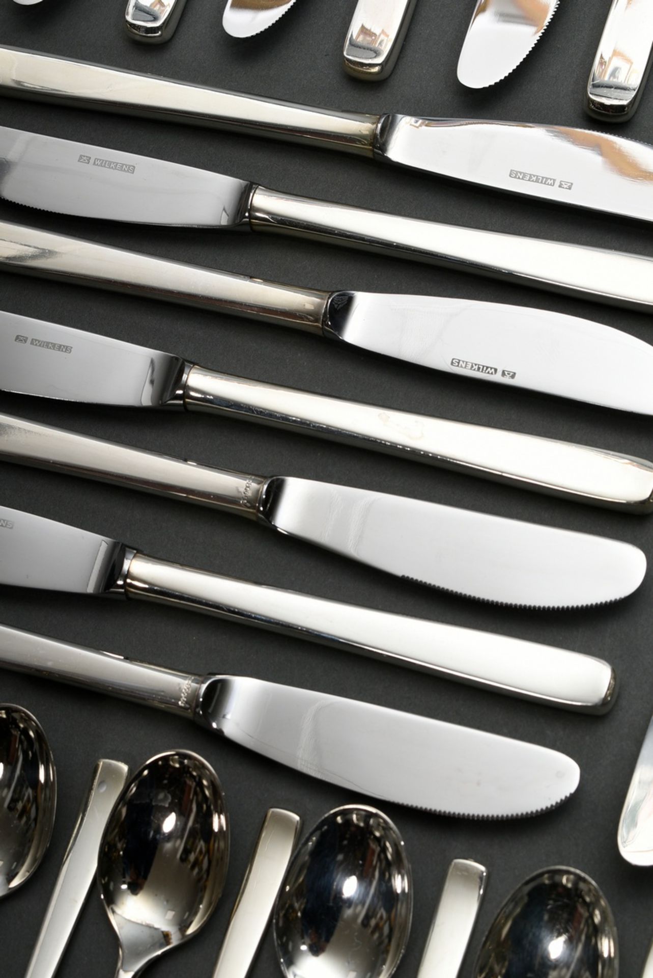 83 pieces Wilkens cutlery ‘Modern’, silver 800, 2361g (without knives), consisting of: 13 table kni - Image 5 of 7