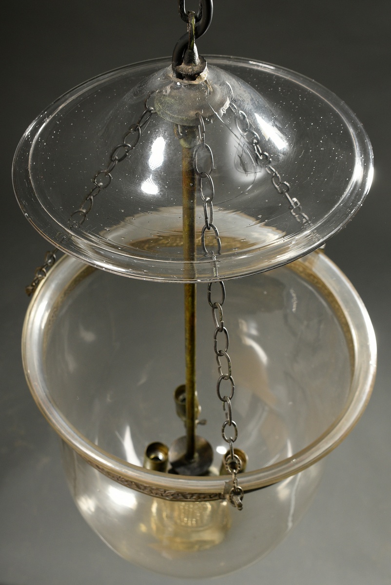 Large glass traffic light "stable lantern" in metal mounting based on a classic model, electrified, - Image 6 of 6