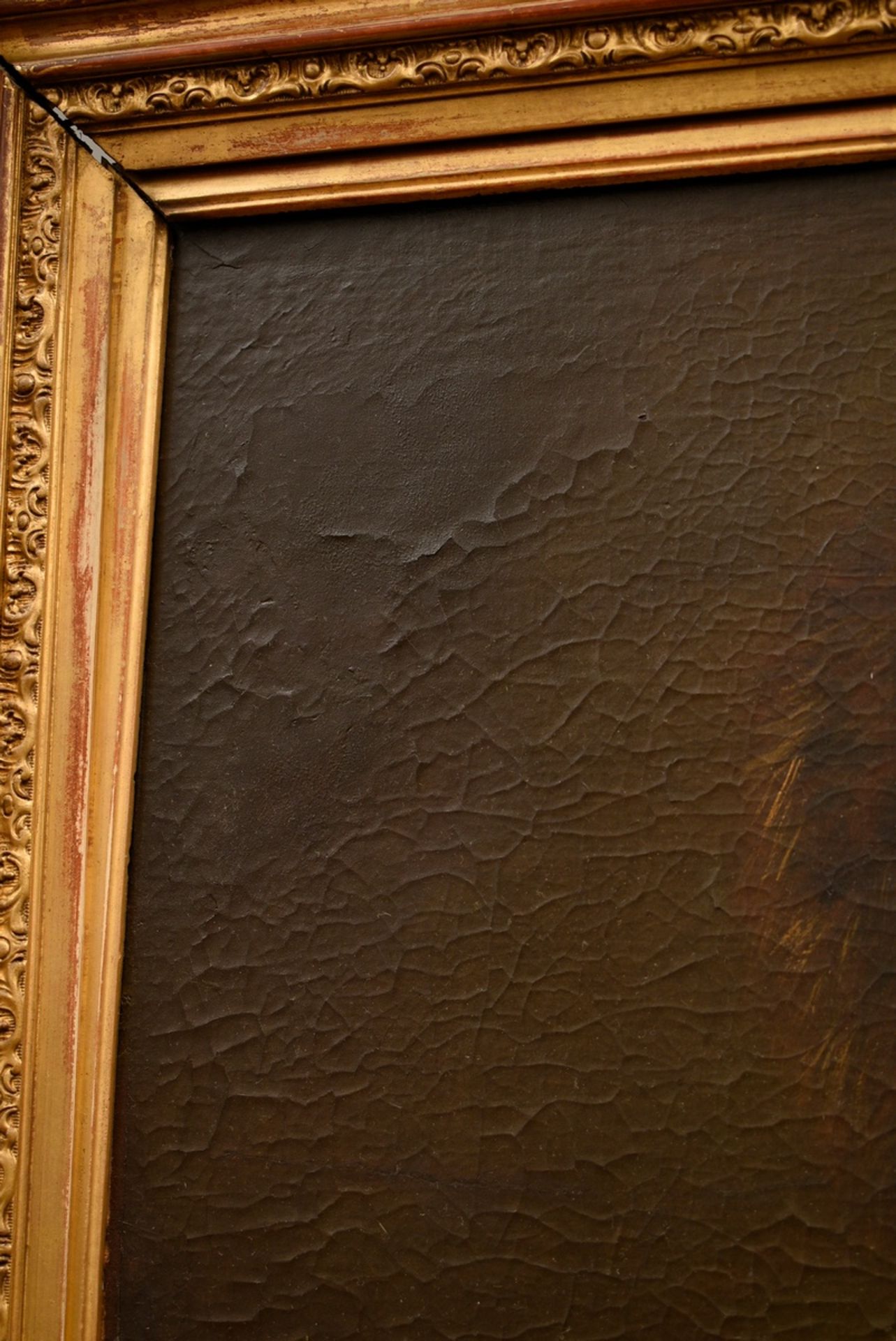 Unbekannter Portraitist des 18.Jh. „Zar Peter der Große (1672-1725)", Öl/Leinwand auf Hartfaser kas - Bild 4 aus 16