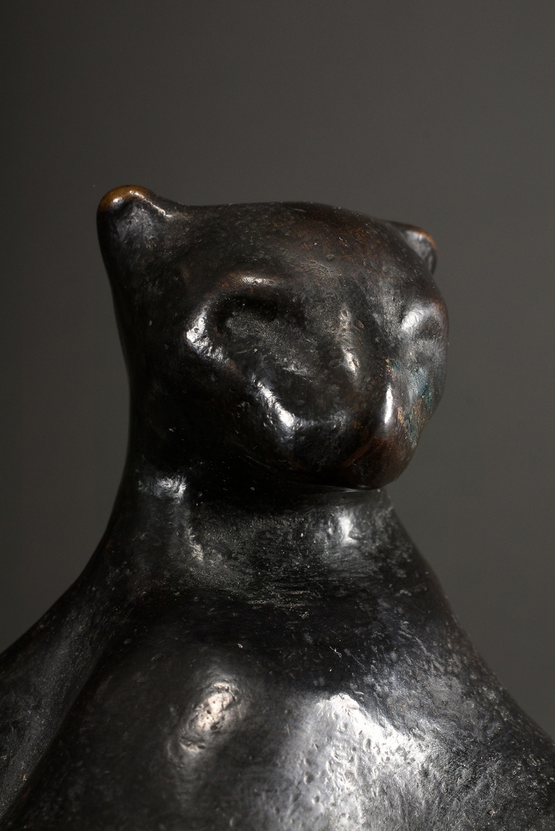 Born, Mechthild (*1941) "Geparden Paar" 1993, bronze, dark patina, 99/349, monogr. on the bottom, w - Image 3 of 8